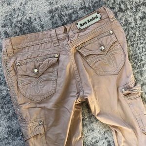 Rock Recival size 29 cropped light pink pants